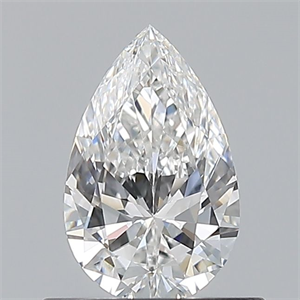 Picture of Natural Diamond 0.54 Carats, Pear with  Cut, E Color, VS2 Clarity and Certified by GIA