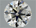 Natural Diamond 0.71 Carats, Round with Very Good Cut, J Color, SI2 Clarity and Certified by GIA