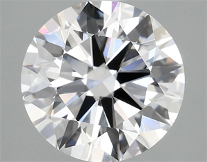Picture of Lab Grown Diamond 2.53 Carats, Round with Ideal Cut, E Color, VVS2 Clarity and Certified by IGI