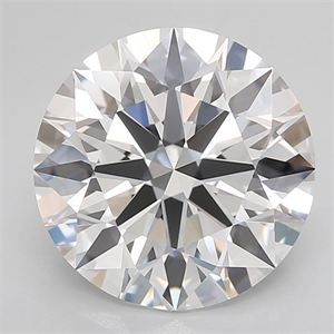 Picture of Lab Grown Diamond 6.02 Carats, Round with Ideal Cut, D Color, VVS1 Clarity and Certified by IGI