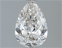 Natural Diamond 1.00 Carats, Pear with  Cut, H Color, VVS1 Clarity and Certified by IGI
