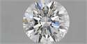 Diamante Natural 0.58 quilates, Redondo , Color F, claridad VVS2 y certificado IGI