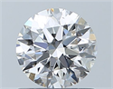 Diamante Natural 0.70 quilates, Redondo , Color F, claridad VS2 y certificado GIA