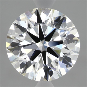 Picture of Lab Grown Diamond 2.78 Carats, Round with Ideal Cut, E Color, VS2 Clarity and Certified by IGI