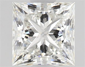 Foto Diamante Natural 0.52 quilates, Princesa , Color H, claridad VS2 y certificado GIA de