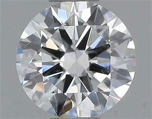 Picture of Natural Diamond 0.40 Carats, Round with Very Good Cut, E Color, SI1 Clarity and Certified by GIA