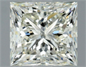 Natural Diamond 1.55 Carats, Princess with  Cut, L Color, VS2 Clarity and Certified by GIA