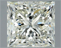 Natural Diamond 1.55 Carats, Princess with  Cut, L Color, VS2 Clarity and Certified by GIA