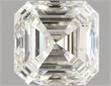 Natural Diamond 1.00 Carats, Asscher with  Cut, I Color, VS2 Clarity and Certified by IGI