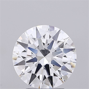 Picture of Lab Grown Diamond 3.10 Carats, Round with Ideal Cut, E Color, VVS2 Clarity and Certified by IGI