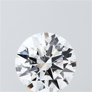 Picture of Lab Grown Diamond 1.53 Carats, Round with Ideal Cut, F Color, VVS2 Clarity and Certified by IGI