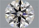 Natural Diamond 0.75 Carats, Round with Excellent Cut, I Color, VVS2 Clarity and Certified by GIA