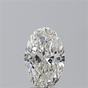 Foto Diamante Natural 2.01 quilates, Ovalado , Color H, claridad SI2 y certificado GIA de