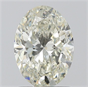 Natural Diamond 1.20 Carats, Oval with  Cut, K Color, SI1 Clarity and Certified by GIA