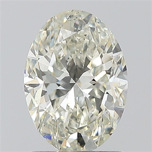 Picture of Natural Diamond 1.20 Carats, Oval with  Cut, K Color, SI1 Clarity and Certified by GIA