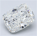 Diamante Natural 4.04 quilates, Del cojín , Color G, claridad VVS2 y certificado GIA