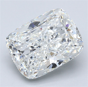 Foto Diamante Natural 4.04 quilates, Del cojín , Color G, claridad VVS2 y certificado GIA de