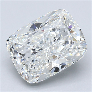 Foto Diamante Natural 4.04 quilates, Del cojín , Color G, claridad VVS2 y certificado GIA de