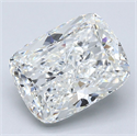 Diamante Natural 4.04 quilates, Del cojín , Color G, claridad VVS2 y certificado GIA