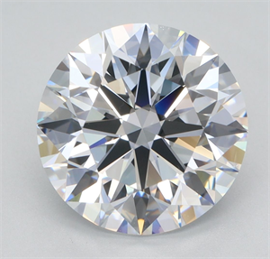 Picture of Lab Grown Diamond 4.02 Carats, Round with Ideal Cut, E Color, VVS2 Clarity and Certified by IGI