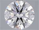 Lab Grown Diamond 3.05 Carats, Round with Ideal Cut, E Color, VVS2 Clarity and Certified by IGI