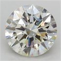 Del inventario de diamantes de laboratorio, 3.07 quilates, Redondo , Color J, claridad VS1 y certificado IGI