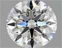 Diamante Natural 0.42 quilates, Redondo , Color F, claridad VVS2 y certificado GIA