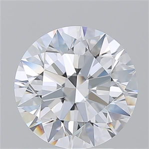 Foto Diamante Natural 3.36 quilates, Redondo , Color D, claridad FL y certificado GIA de