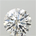 Lab Grown Diamond 3.10 Carats, Round with Ideal Cut, F Color, VVS2 Clarity and Certified by IGI