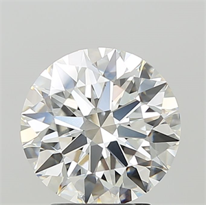 Picture of Lab Grown Diamond 3.10 Carats, Round with Ideal Cut, F Color, VVS2 Clarity and Certified by IGI
