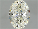 Diamante Natural 1.01 quilates, Ovalado , Color J, claridad VVS2 y certificado GIA