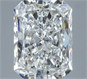 Natural Diamond 2.01 Carats, Radiant with  Cut, F Color, SI2 Clarity and Certified by GIA
