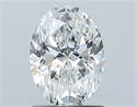 Natural Diamond 1.02 Carats, Oval with  Cut, E Color, SI1 Clarity and Certified by GIA