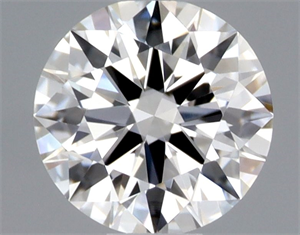 Picture of Natural Diamond 0.41 Carats, Round with Excellent Cut, F Color, VVS1 Clarity and Certified by GIA