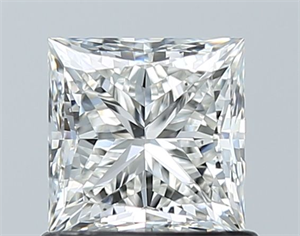 Foto Diamante Natural 1.02 quilates, Princesa , Color H, claridad VS2 y certificado GIA de
