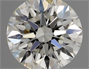 Natural Diamond 0.41 Carats, Round with Excellent Cut, I Color, VVS1 Clarity and Certified by GIA