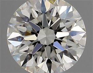 Picture of Natural Diamond 0.41 Carats, Round with Excellent Cut, I Color, VVS1 Clarity and Certified by GIA