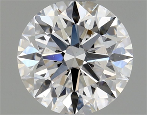 Foto Diamante Natural 0.71 quilates, Redondo , Color E, claridad SI1 y certificado GIA de