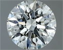 Natural Diamond 0.70 Carats, Round with Excellent Cut, J Color, VVS2 Clarity and Certified by IGI