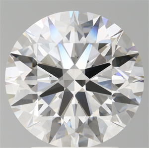 Picture of Lab Grown Diamond 3.07 Carats, Round with Ideal Cut, E Color, VVS2 Clarity and Certified by IGI