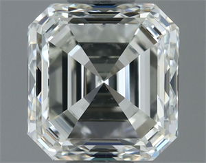 Picture of Natural Diamond 1.01 Carats, Asscher with  Cut, I Color, IF Clarity and Certified by IGI