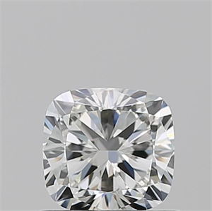 Foto Diamante Natural 0.71 quilates, Del cojín , Color J, claridad VVS1 y certificado GIA de