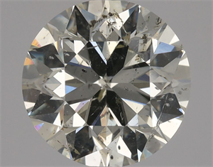 Picture of Natural Diamond 1.53 Carats, Round with Very Good Cut, K Color, SI2 Clarity and Certified by HRD