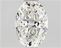 Natural Diamond 0.61 Carats, Oval with  Cut, G Color, VVS1 Clarity and Certified by GIA