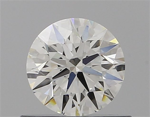 Picture of Natural Diamond 0.51 Carats, Round with Excellent Cut, H Color, VS2 Clarity and Certified by GIA