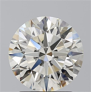 Picture of Natural Diamond 2.11 Carats, Round with Excellent Cut, M Color, VS1 Clarity and Certified by GIA