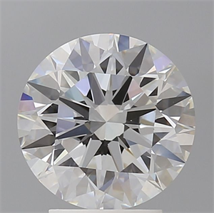 Picture of Lab Grown Diamond 3.09 Carats, Round with Ideal Cut, E Color, VVS2 Clarity and Certified by IGI