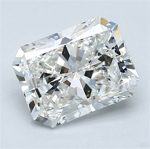 Foto Diamante Natural 1.70 quilates, Radiante , Color G, claridad VVS2 y certificado GIA de