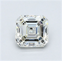 Diamante Natural 0.92 quilates, Asscher , Color J, claridad VVS1 y certificado GIA