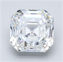 Natural Diamond 3.01 Carats, Asscher with  Cut, E Color, SI1 Clarity and Certified by GIA